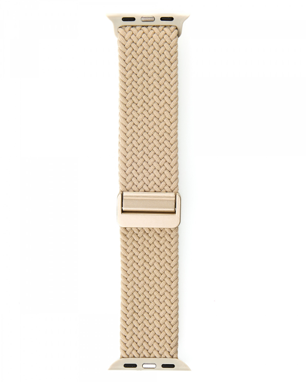 Ремешок для Apple Watch "Nylon Braided Magnetic" 42/44/45/46/49 мм starlight