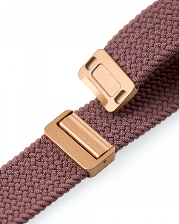 Ремешок для Apple Watch "Nylon Braided Magnetic" 42/44/45/46/49 мм cherry