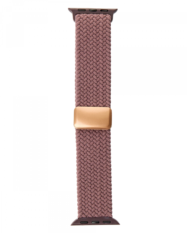 Ремешок для Apple Watch "Nylon Braided Magnetic" 42/44/45/46/49 мм cherry