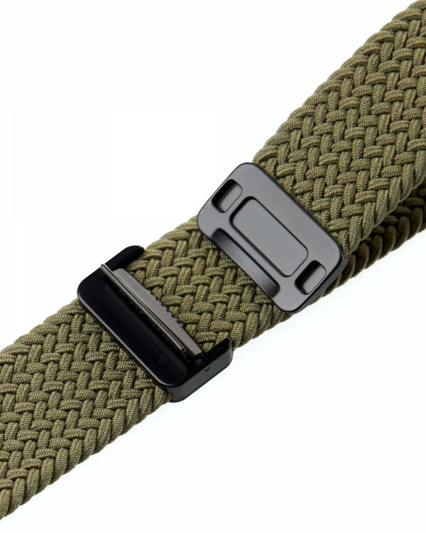 Ремешок для Apple Watch "Nylon Braided Magnetic" 42/44/45/46/49 мм khaki