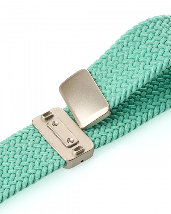 Ремешок для часов UNIVERSAL "Nylon Braided Magnetic" 20 мм mint