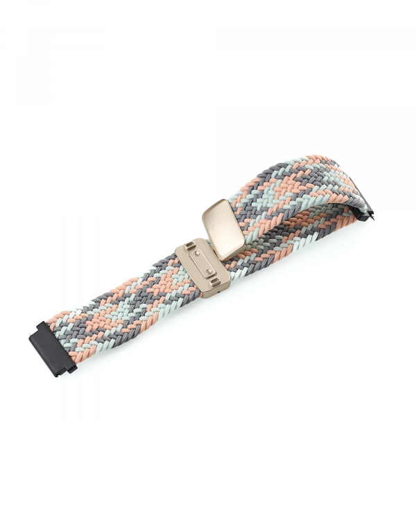 Ремешок для часов UNIVERSAL "Nylon Braided Magnetic" 20 мм gray blue powder