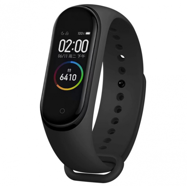 Ремешок для Mi Band 5/6 COLORS черный