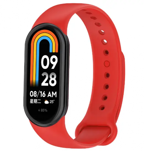 Ремешок для Mi Band 8 COLORS красный