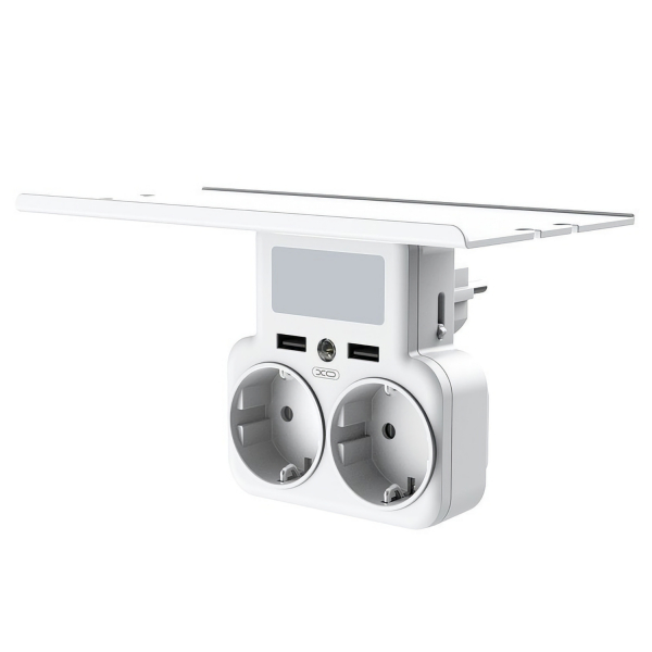 Сетевой фильтр двойник XO 2USB/ 2 OUTLET/ 2.4A (WL09) белый