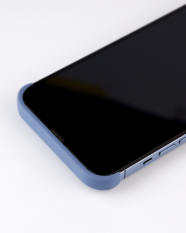 Силиконовая накладка CornerPad 3in1 для iPhone 14 Pro Max серо-синий