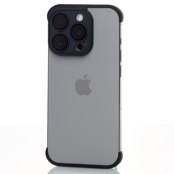 Силиконовая накладка CornerPad 3in1 для iPhone 15 Pro Max черный