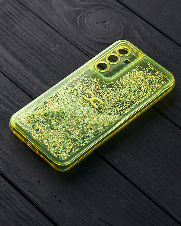 Силиконовый чехол AQUARIUM для Samsung A34 желтый