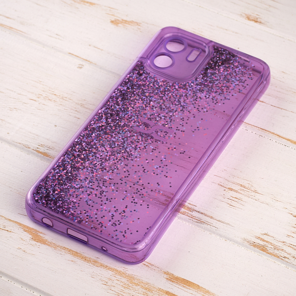 Силиконовый чехол AQUARIUM для Xiaomi Redmi A2 фиолетовый