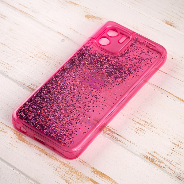 Силиконовый чехол AQUARIUM для Xiaomi Redmi A2 розовый
