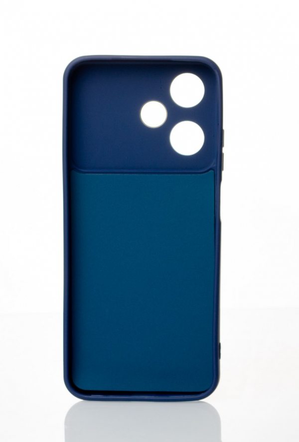 Силиконовый чехол CAMERA PROTECTION для Infinix Hot 30 Play NFC темно-синий