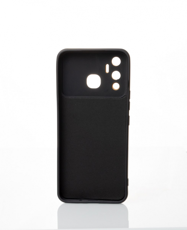 Силиконовый чехол CAMERA PROTECTION для Infinix Hot 12 Play NFC черный