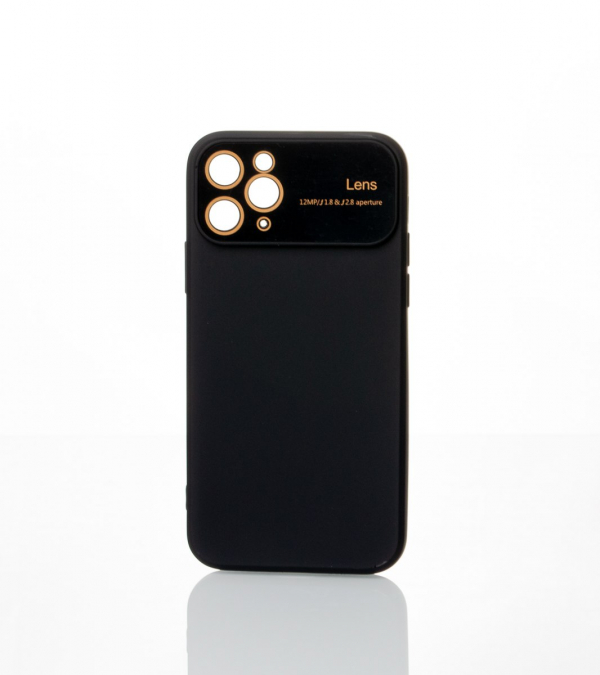 Силиконовый чехол CAMERA PROTECTION для iPhone 11 Pro Max черный