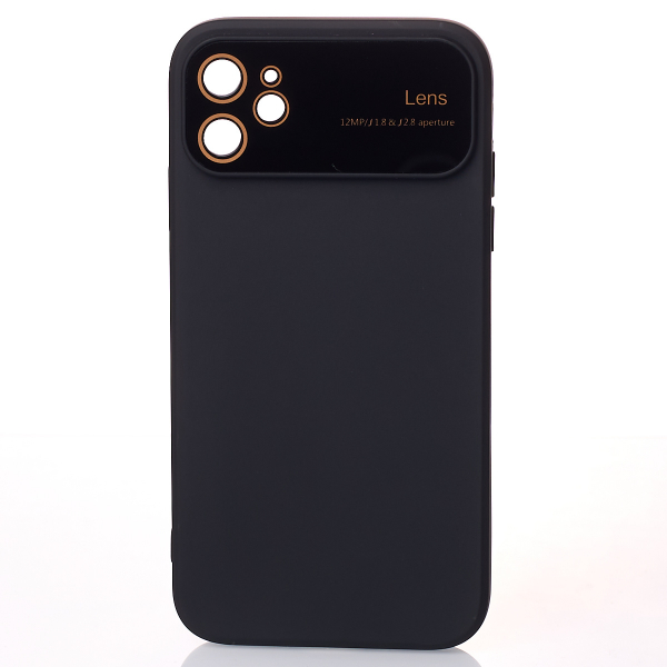Силиконовый чехол CAMERA PROTECTION для iPhone 11 черный