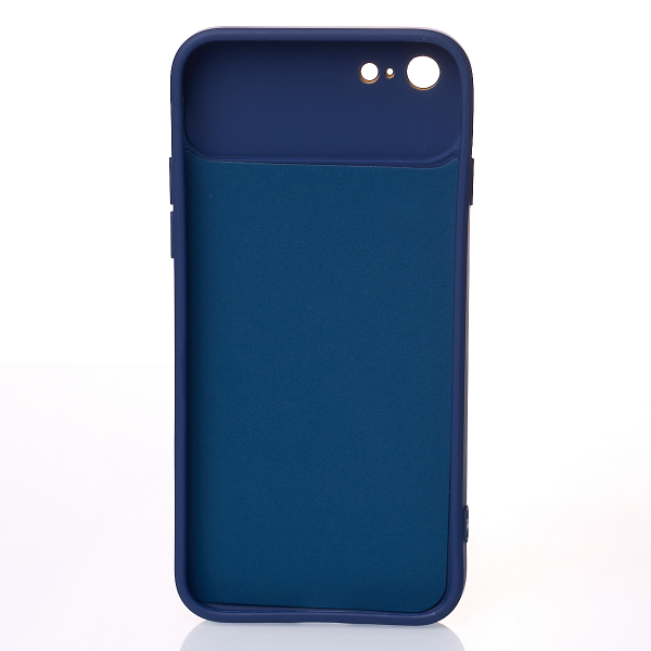 Силиконовый чехол CAMERA PROTECTION для iPhone 7 / iPhone 8 темно-синий