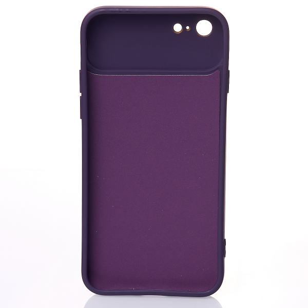 Силиконовый чехол CAMERA PROTECTION для iPhone 7 / iPhone 8 фиолетовый