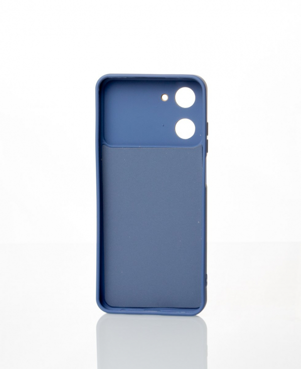 Силиконовый чехол CAMERA PROTECTION для Realme 10 4G (RMX3630) серо-синий