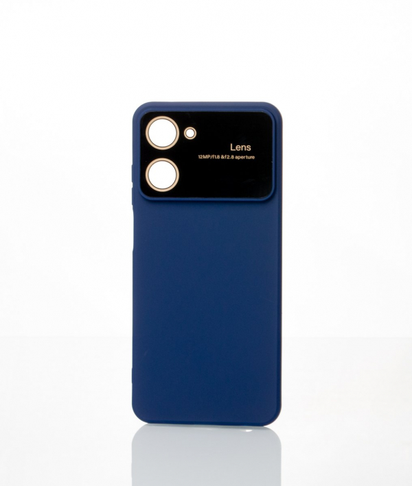 Силиконовый чехол CAMERA PROTECTION для Realme 10 4G (RMX3630) темно-синий