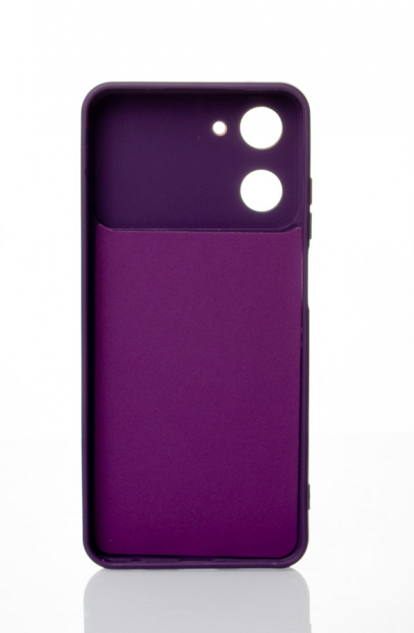 Силиконовый чехол CAMERA PROTECTION для Realme 10 4G (RMX3630) фиолетовый