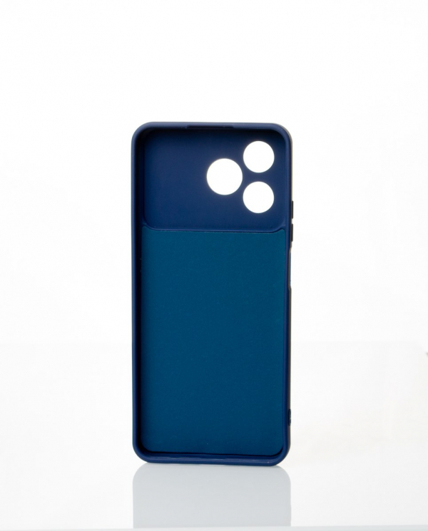 Силиконовый чехол CAMERA PROTECTION для Realme C53 темно-синий