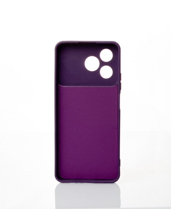 Силиконовый чехол CAMERA PROTECTION для Realme C53 фиолетовый