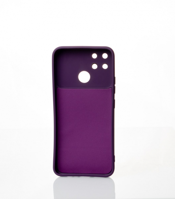 Силиконовый чехол CAMERA PROTECTION для Realme Narzo 50A (RMX3430) фиолетовый