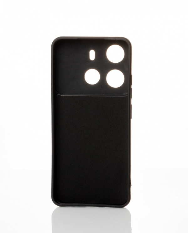 Силиконовый чехол CAMERA PROTECTION для Tecno Spark Go 2023 (BF7N) черный
