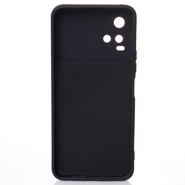 Силиконовый чехол CAMERA PROTECTION для Vivo Y21 черный