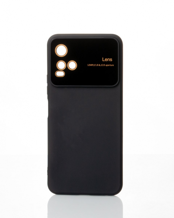 Силиконовый чехол CAMERA PROTECTION для Vivo Y33s черный