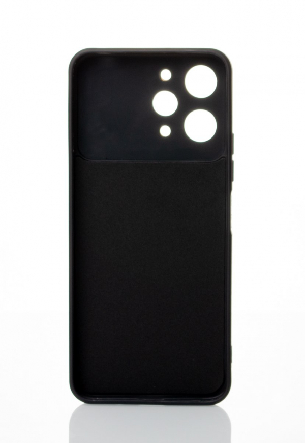 Силиконовый чехол CAMERA PROTECTION для Xiaomi Redmi 12 черный