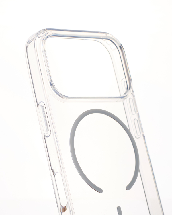 Силиконовый чехол CLEAR с поддержкой MagSafe для iPhone 18 Pro Прозрачный