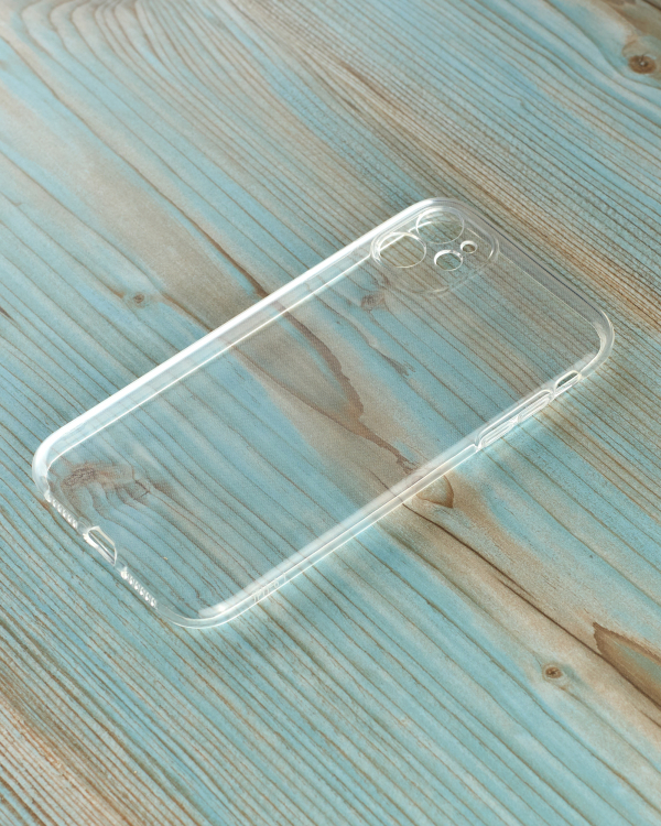 Силиконовый чехол CRYSTAL CASE для iPhone 11 прозрачный