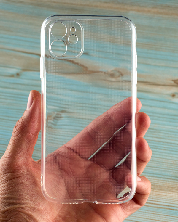 Силиконовый чехол CRYSTAL CASE для iPhone 11 прозрачный
