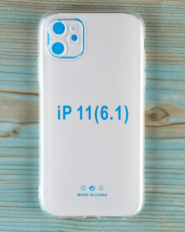 Силиконовый чехол CRYSTAL CASE для iPhone 11 прозрачный