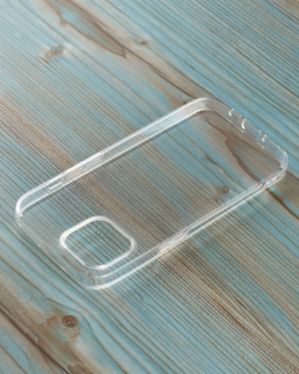 Силиконовый чехол CRYSTAL CASE для iPhone 15 Plus прозрачный