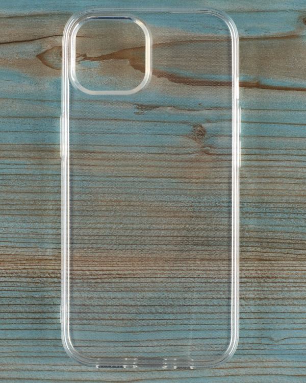 Силиконовый чехол CRYSTAL CASE для iPhone 15 прозрачный