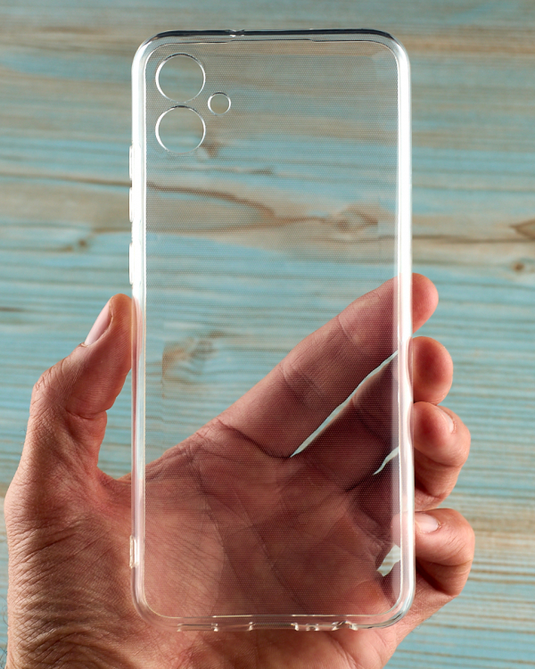 Силиконовый чехол CRYSTAL CASE для Samsung A04e прозрачный