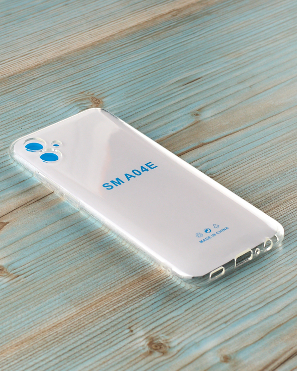 Силиконовый чехол CRYSTAL CASE для Samsung A04e прозрачный