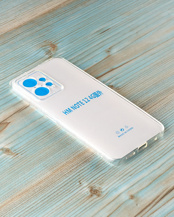 Силиконовый чехол CRYSTAL CASE для Xiaomi Redmi Note 12 4G прозрачный