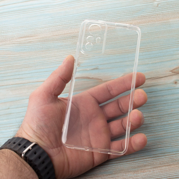 Силиконовый чехол CRYSTAL CASE для Xiaomi Redmi Note 12S прозрачный