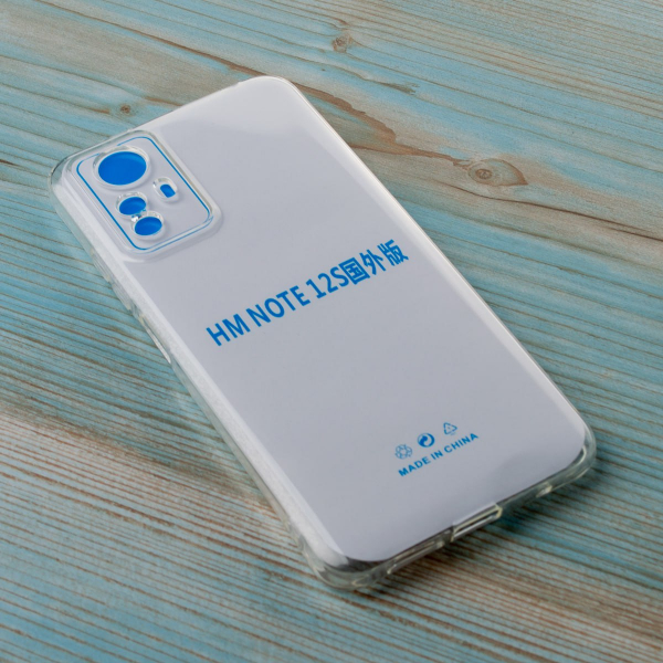 Силиконовый чехол CRYSTAL CASE для Xiaomi Redmi Note 12S прозрачный