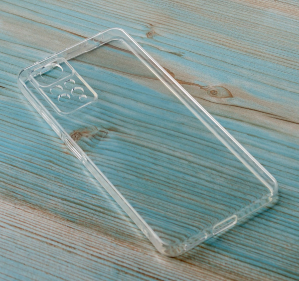 Силиконовый чехол CRYSTAL CASE для Xiaomi Redmi Note 12 Pro/Note 11 Pro прозрачный