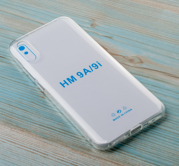Силиконовый чехол CRYSTAL CASE для Xiaomi Redmi 9A/9i Sport/9a Sport прозрачный