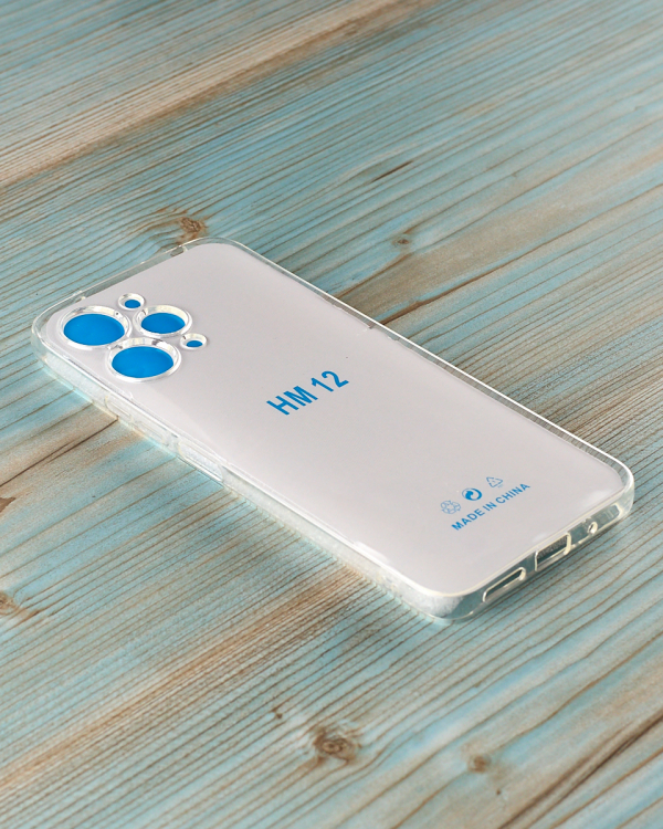 Силиконовый чехол CRYSTAL CASE для Xiaomi Redmi 12 прозрачный