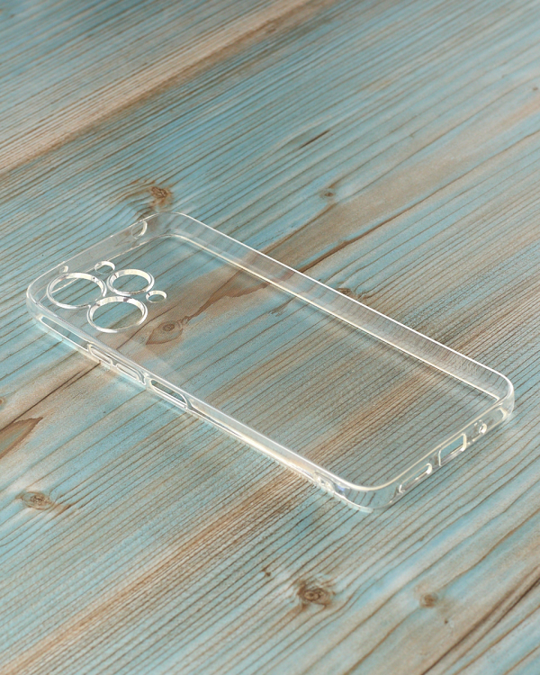 Силиконовый чехол CRYSTAL CASE для Xiaomi Redmi 12 прозрачный