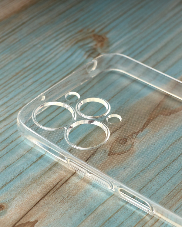 Силиконовый чехол CRYSTAL CASE для Xiaomi Redmi 12 прозрачный