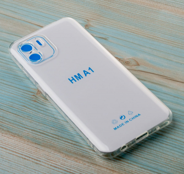 Силиконовый чехол CRYSTAL CASE для Xiaomi Redmi A1/A2 прозрачный