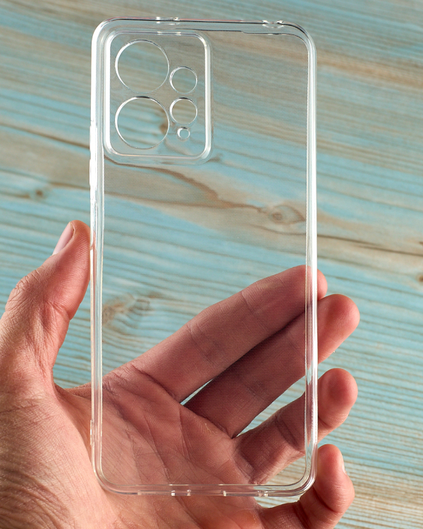 Силиконовый чехол CRYSTAL CASE для Xiaomi Redmi Note 12 4G прозрачный