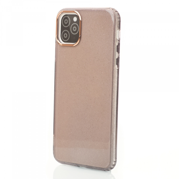 Силиконовый чехол DARK GLITTER для iPhone 11 Pro Max черный