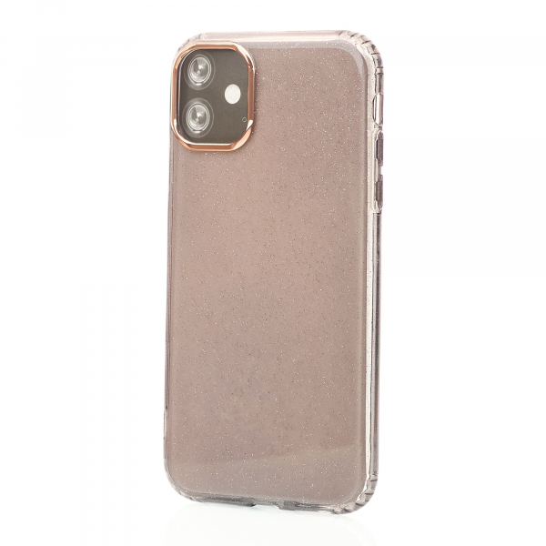 Силиконовый чехол DARK GLITTER для iPhone 12 / iPhone 12 Pro черный